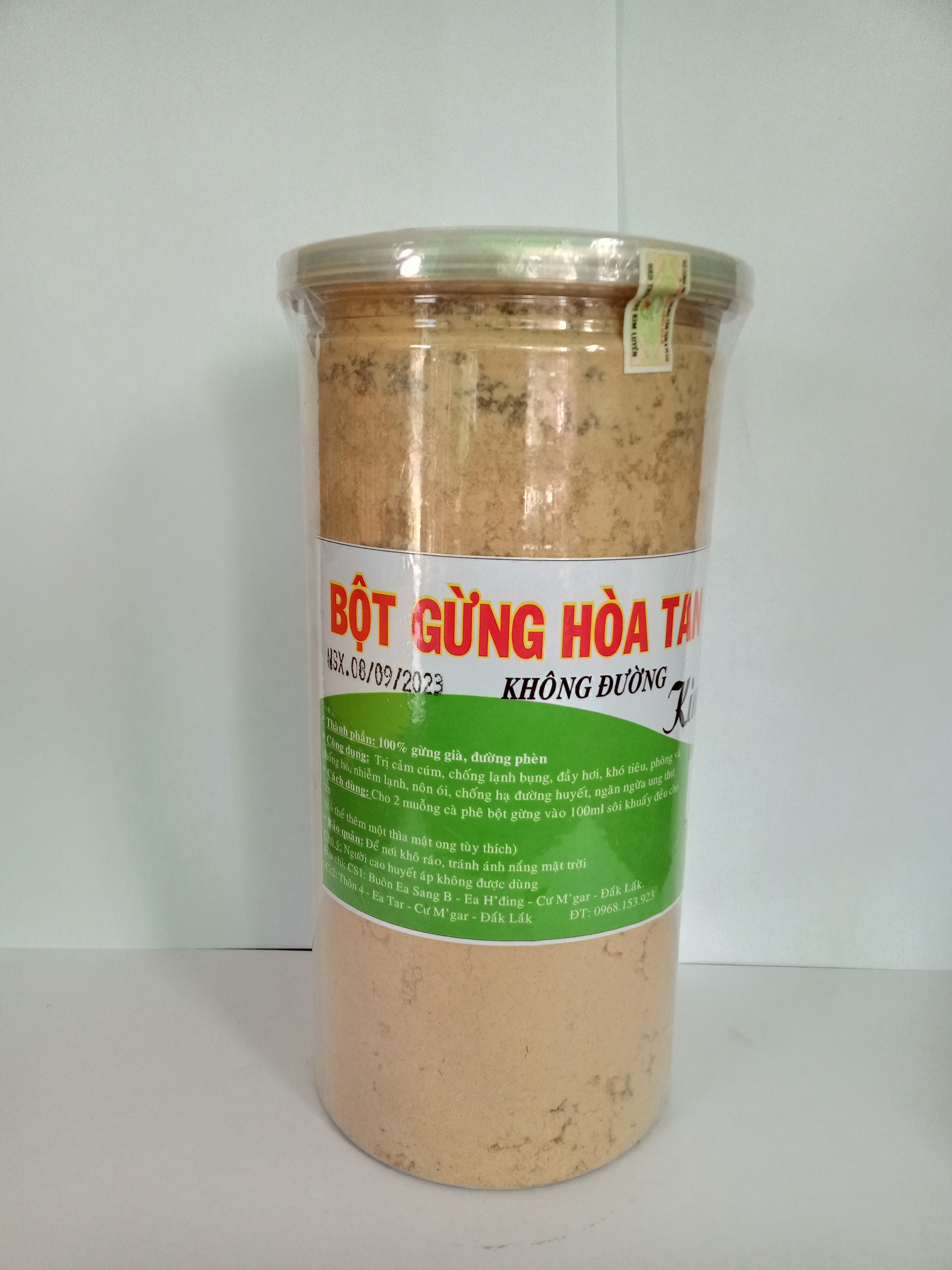 BỘT GỪNG HÒA TAN KIM LUYẾN 500GR