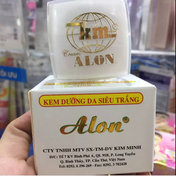 Kem Alon dưỡng trắng da 6g