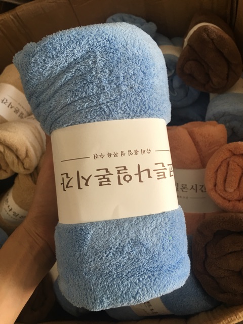 Khăn Lông Hàn Quốc chất lông cừu Cao Cấp size 35*75 (KHĂN T8)