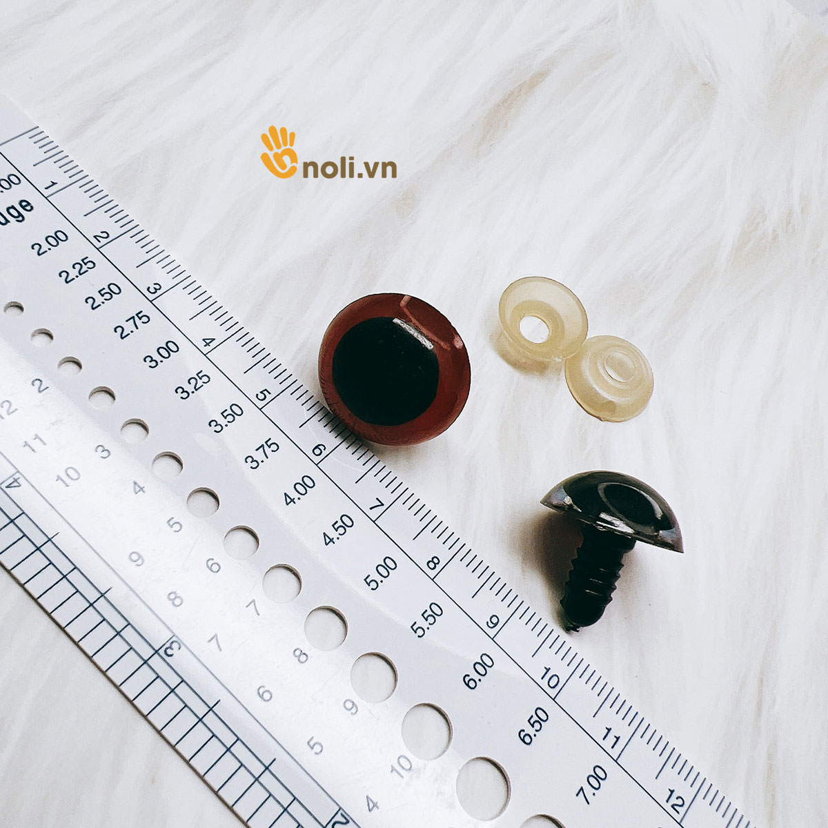Mắt thú màu nâu an toàn cho bé (1 đôi)