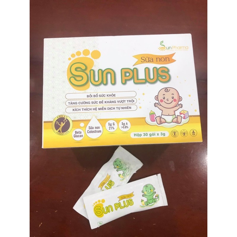 Men hữu cơ Sunplus + Sữa non Sunplus (men sống hữu cơ Sun plus)