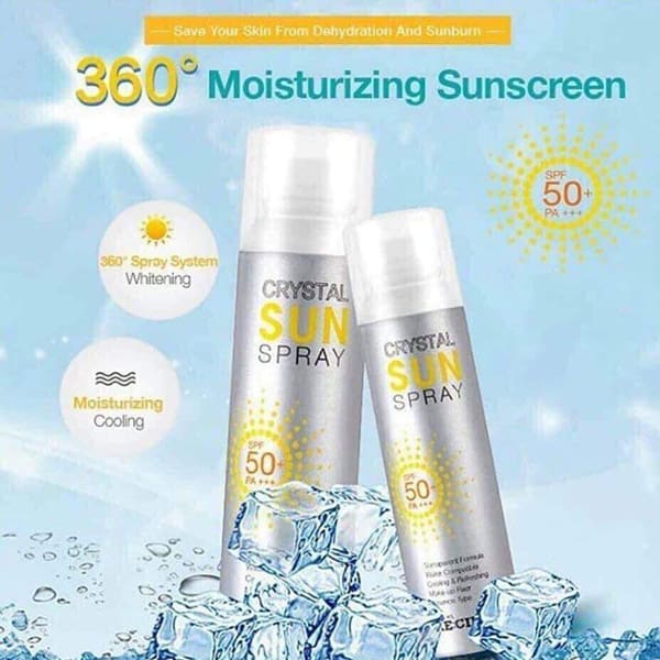 Xịt chống nắng Crystal Sun Spray Hàn Quốc 150ml