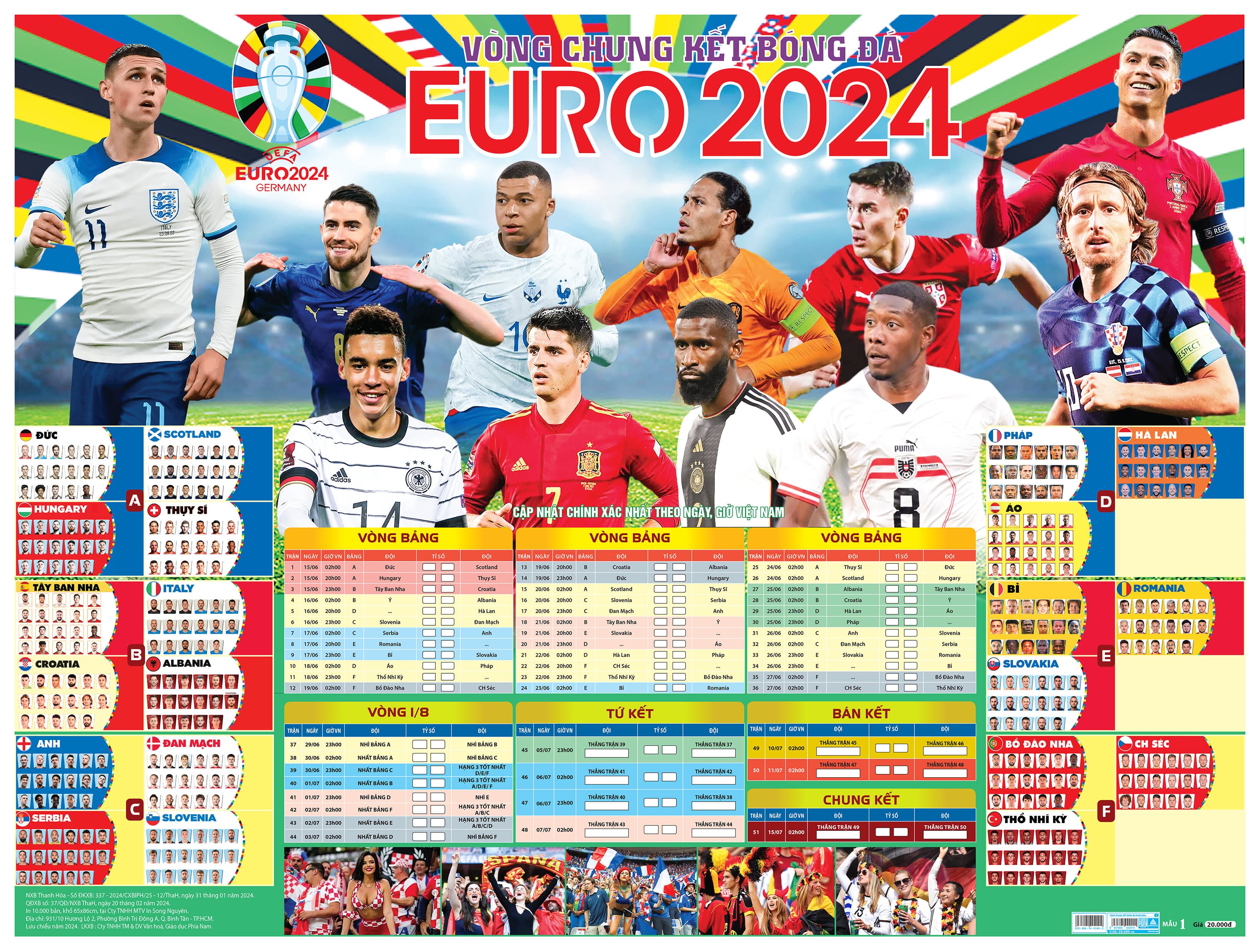 Lịch Thi Đấu Bóng Đá Euro 2024 - Mẫu 1