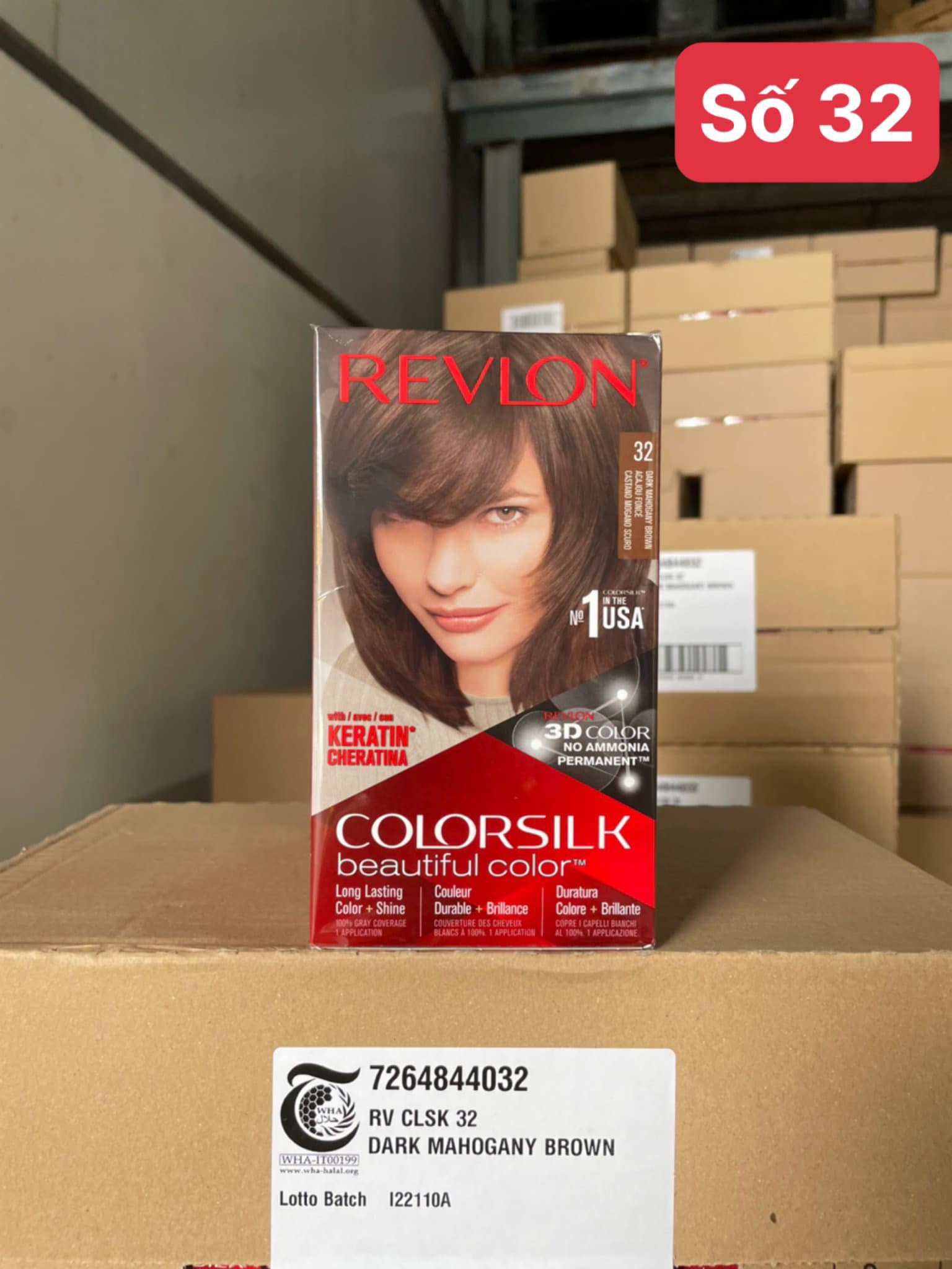 Thuốc nhuộm tóc Revlon ColorSilk Số 32