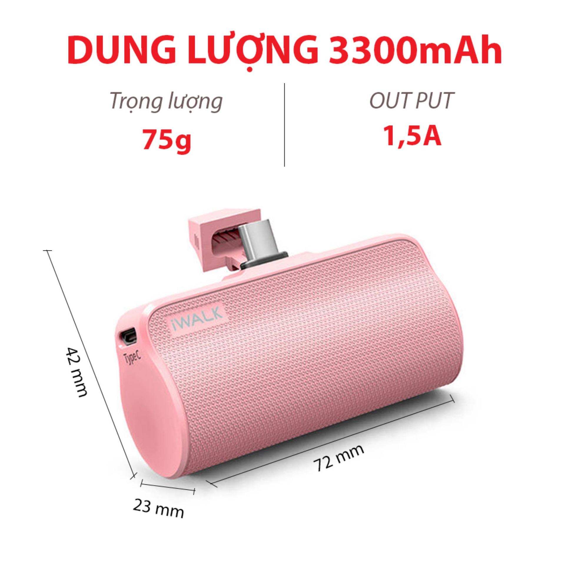 Pin sạc dự phòng iWalk DBL3300C - 3300mAh