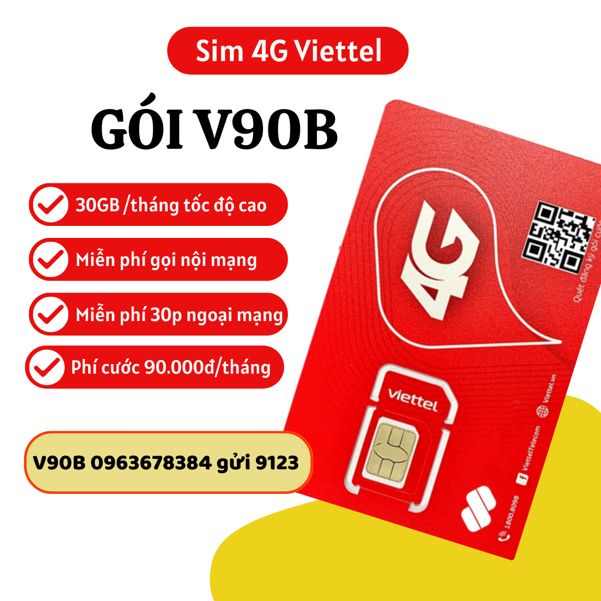 SIÊU SIM VIETTEL V90 V90B V120N V120B MIỄN PHÍ: DATA TỐC ĐỘ CAO 60GB/THÁNG, GỌI NỘI MẠNG MIỄN PHI , 50 PHÚT NGOẠI MẠNG FREESHIP - CHƯA KÍCH HOẠT.
