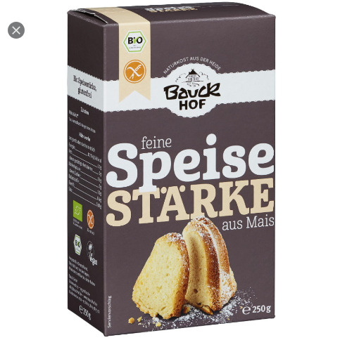 Bột ngô mịn hữu cơ Bauckhof 250g