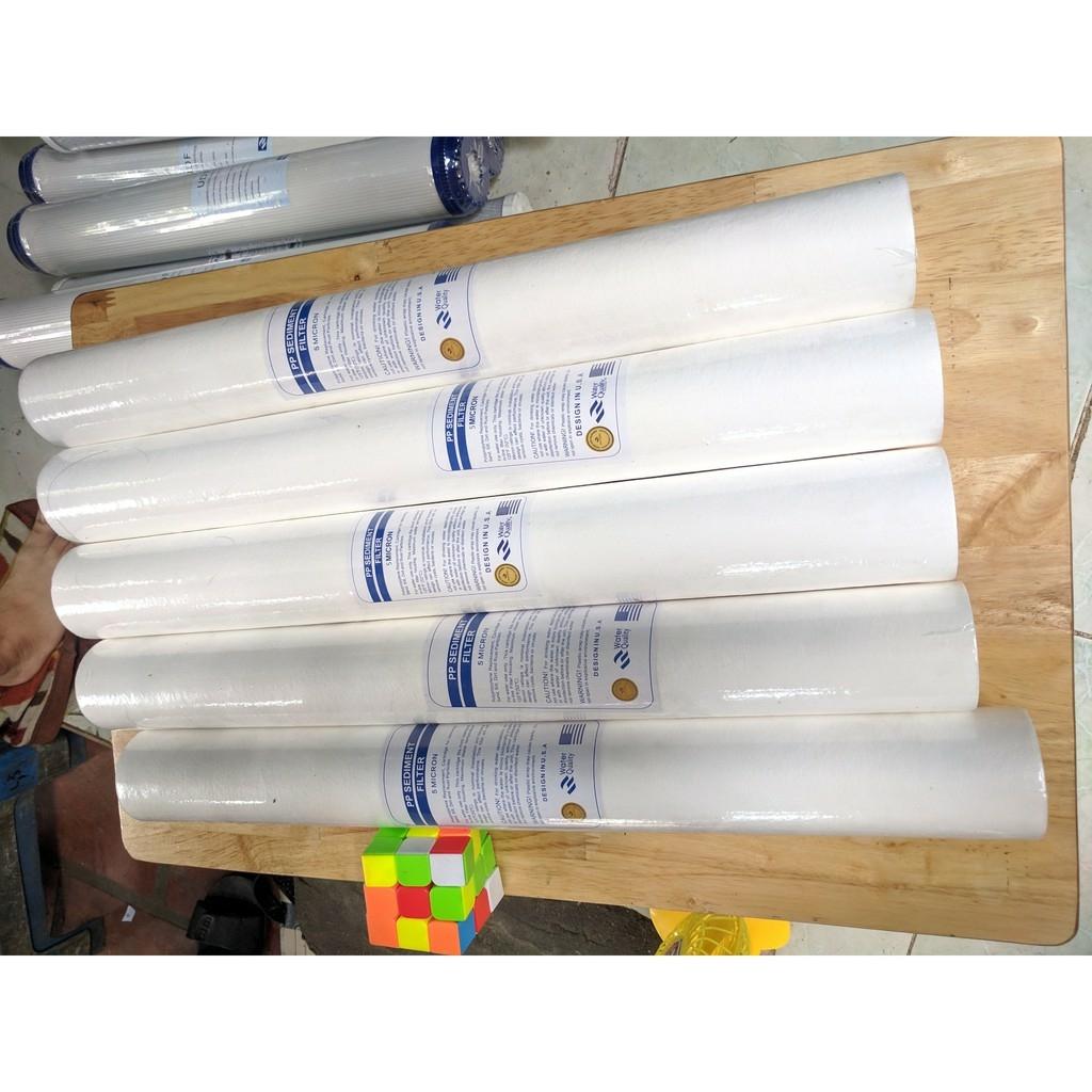Combo 5 Cây lõi lọc nước số 1 PPF ly 20inch Tem chuẩn