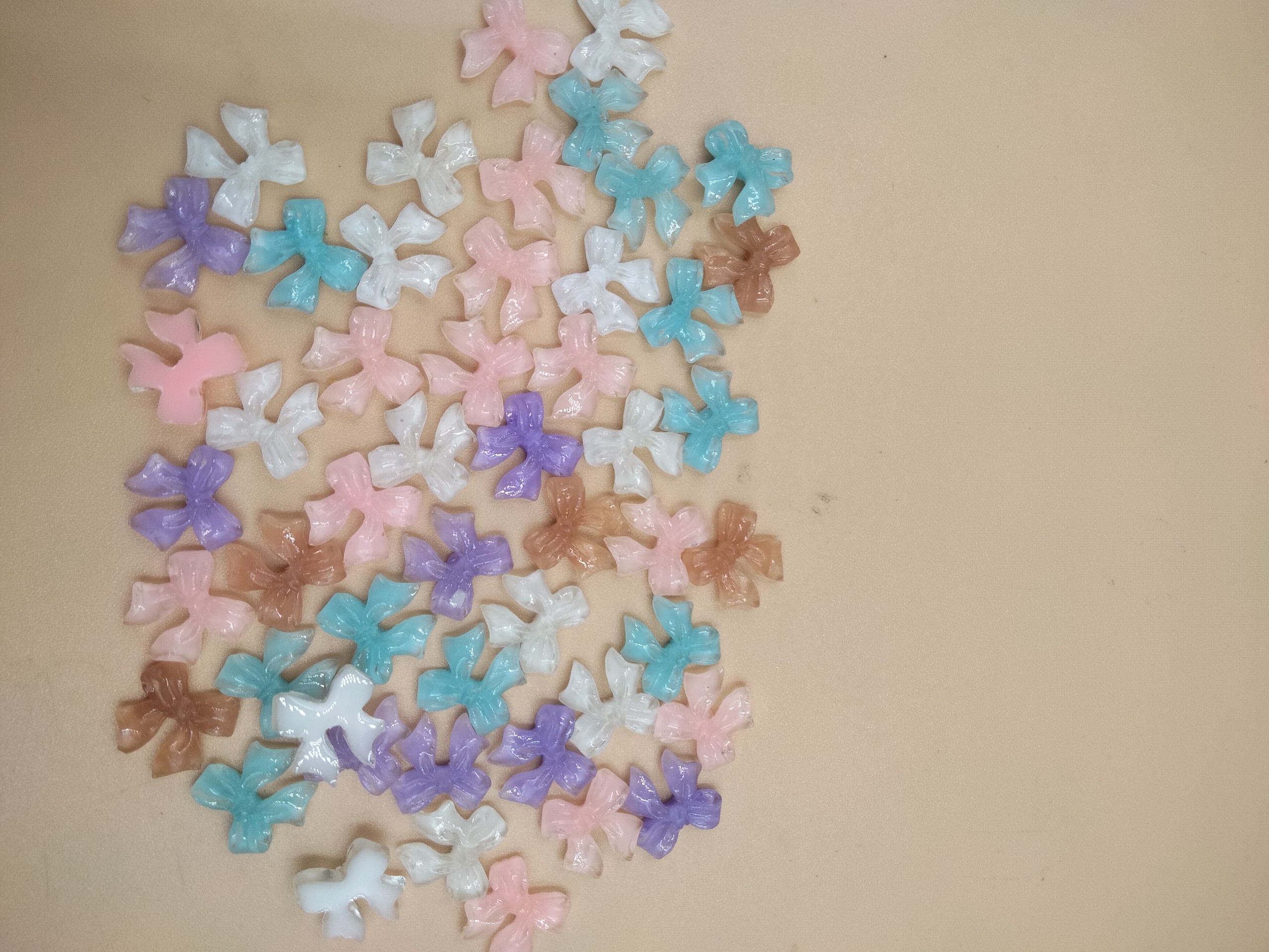 Charm nơ nail cao cấp, Charm nơ gắn móng