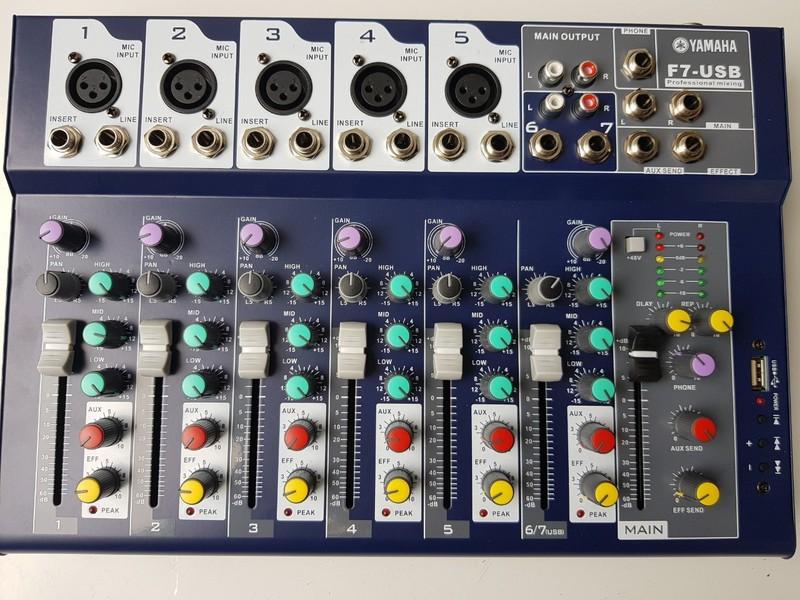 mixer yamaha f7
