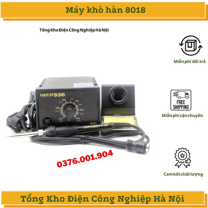 Máy hàn HAKO 936 điều chỉnh nhiệt độ