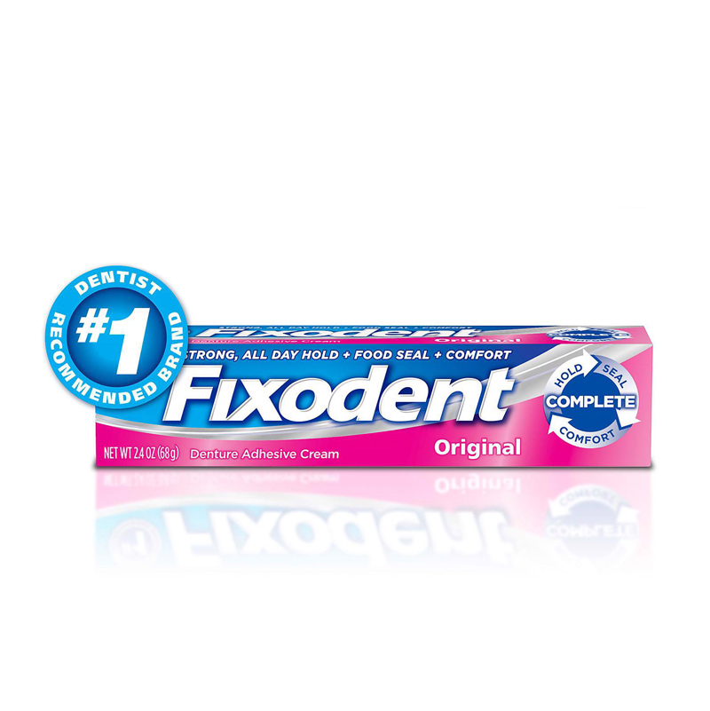 Keo dán hàm răng giả Fixodent 24h