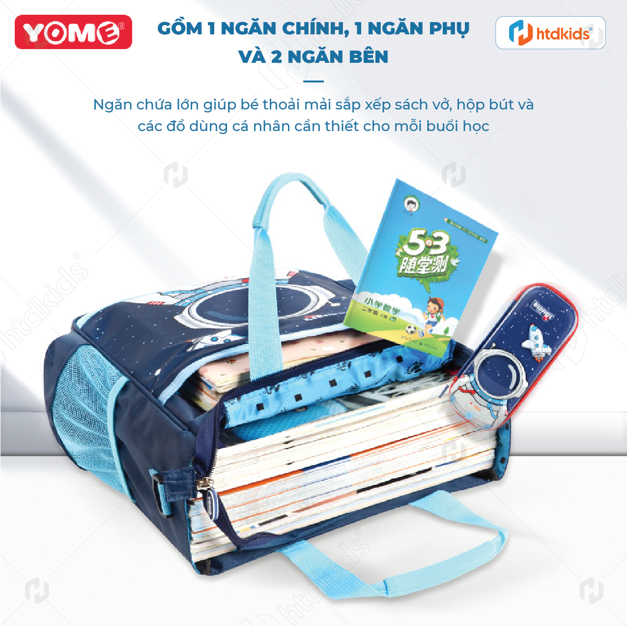 Túi xách đi học thêm cấp 1, cấp 2 YOME
