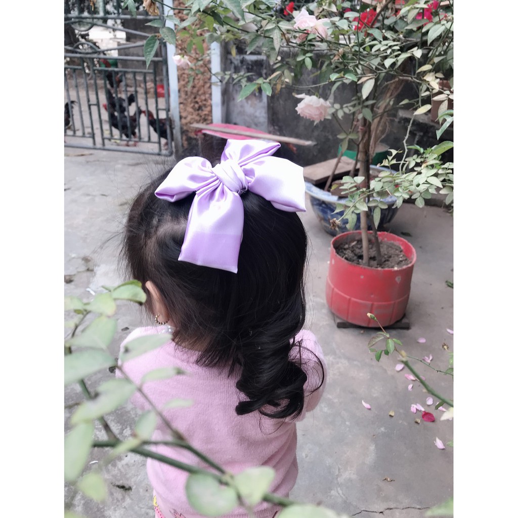 (Link 1-Ảnh Video ) Đuôi tóc CÓ NƠ ❤ Kẹp tóc giả đuôi ngựa cho bé