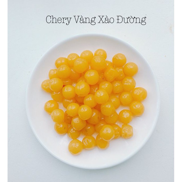 500g mứt cherry vàng / đỏ ( trái lý )