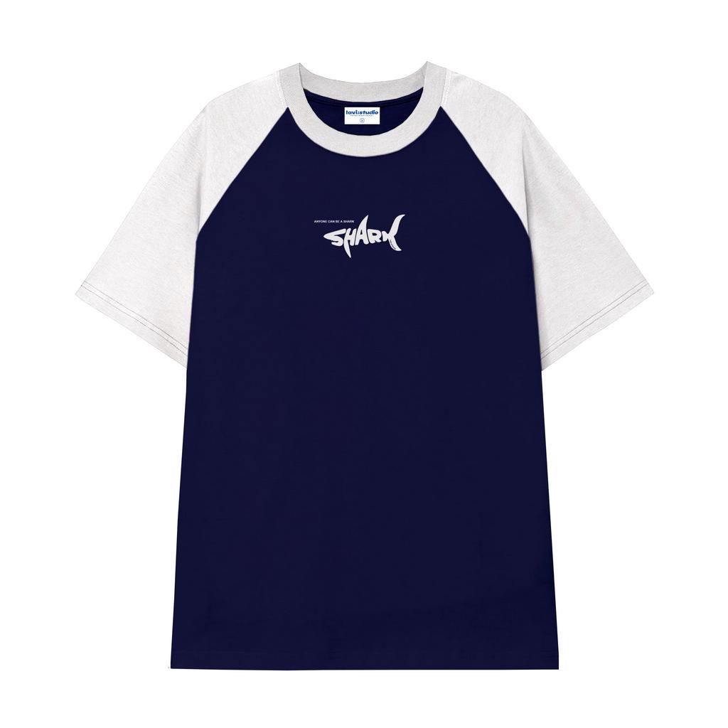 Áo Thun Raglan Lavi Studio Local Brand/ Shark