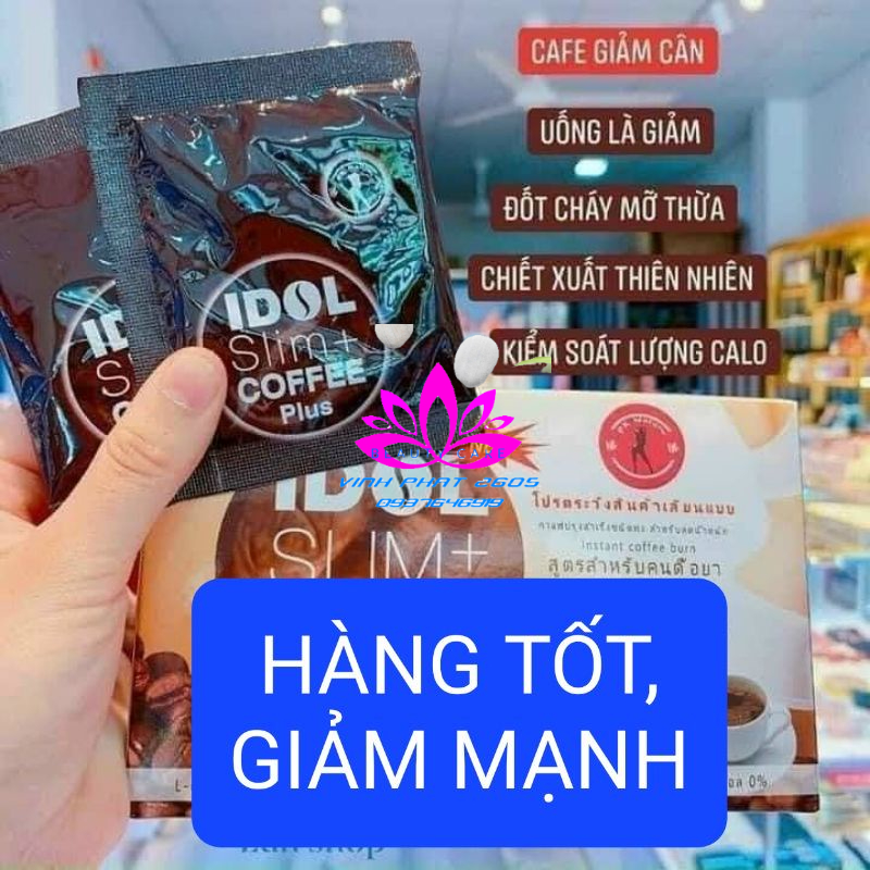 Y như hình cà phê giảm cân idol sim x2 coffee chuẩn