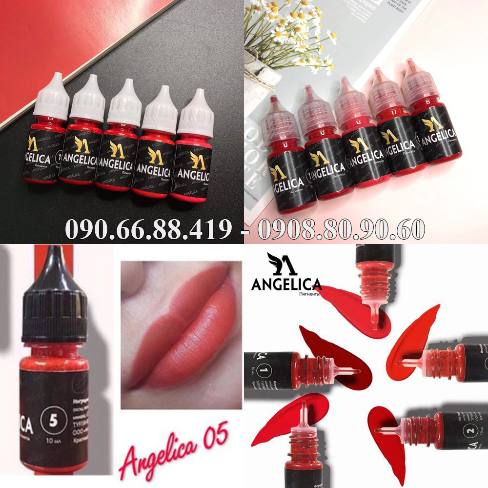 [HCM]Mực xăm Angelica 10ml của Nga