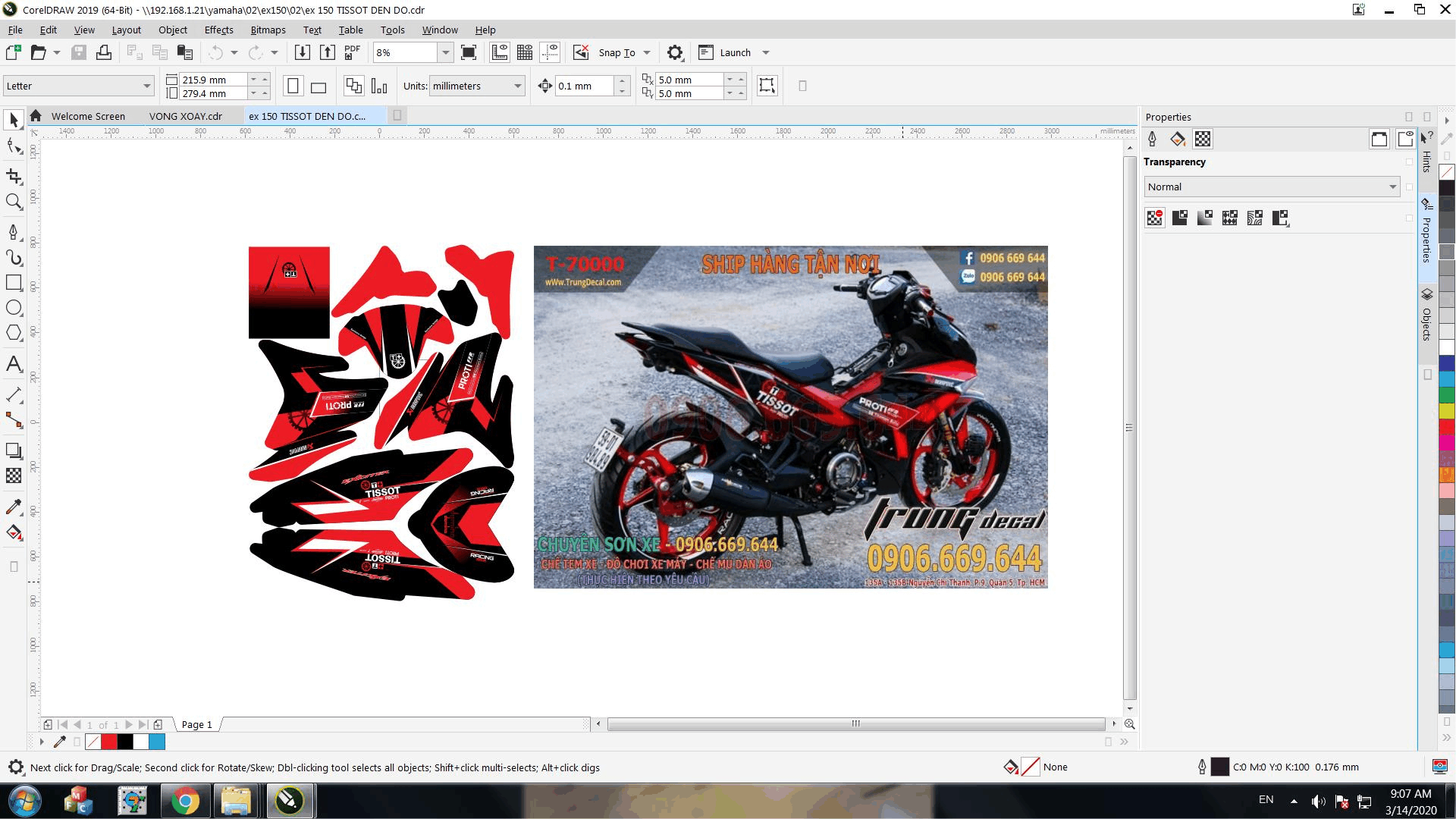 Tem trùm xe exciter 150 đen đỏ titsot độ đẹp - Tem xe máy exciter 150 đen đỏ thiết kế theo yêu cầu - tem trùm xe exciter 150 đẹp, rẻ chất