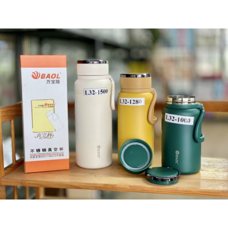 Bình giữ nhiệt baol l32 inox cao cấp 304 - 1l - 1l2 -1l5