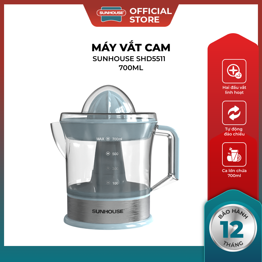 Máy vắt cam Sunhouse SHD5511 – Tự đảo…