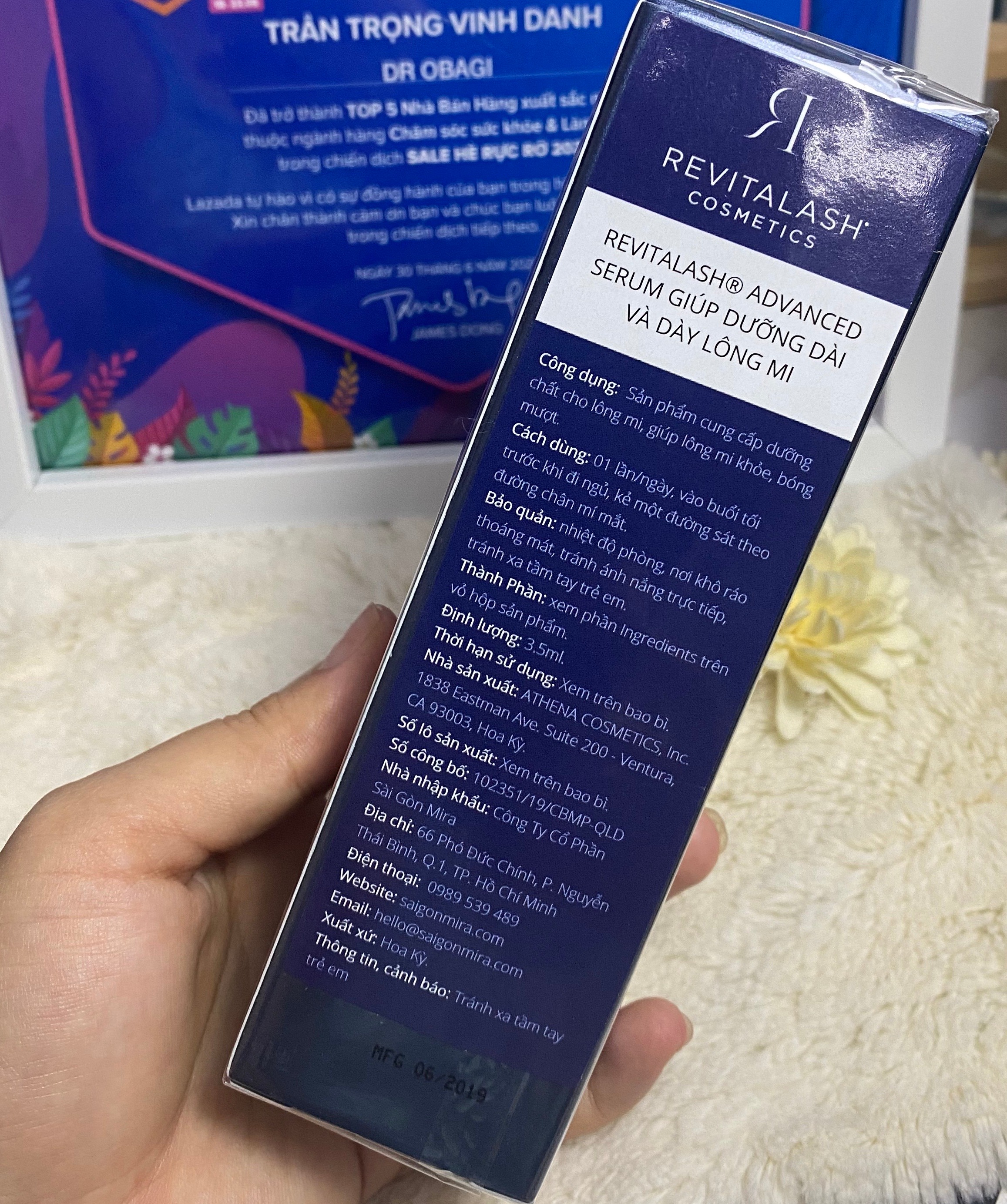 [HCM]REVITALASH ADVANCED EYELASH Se rum dưỡng dài mi mẫu mới