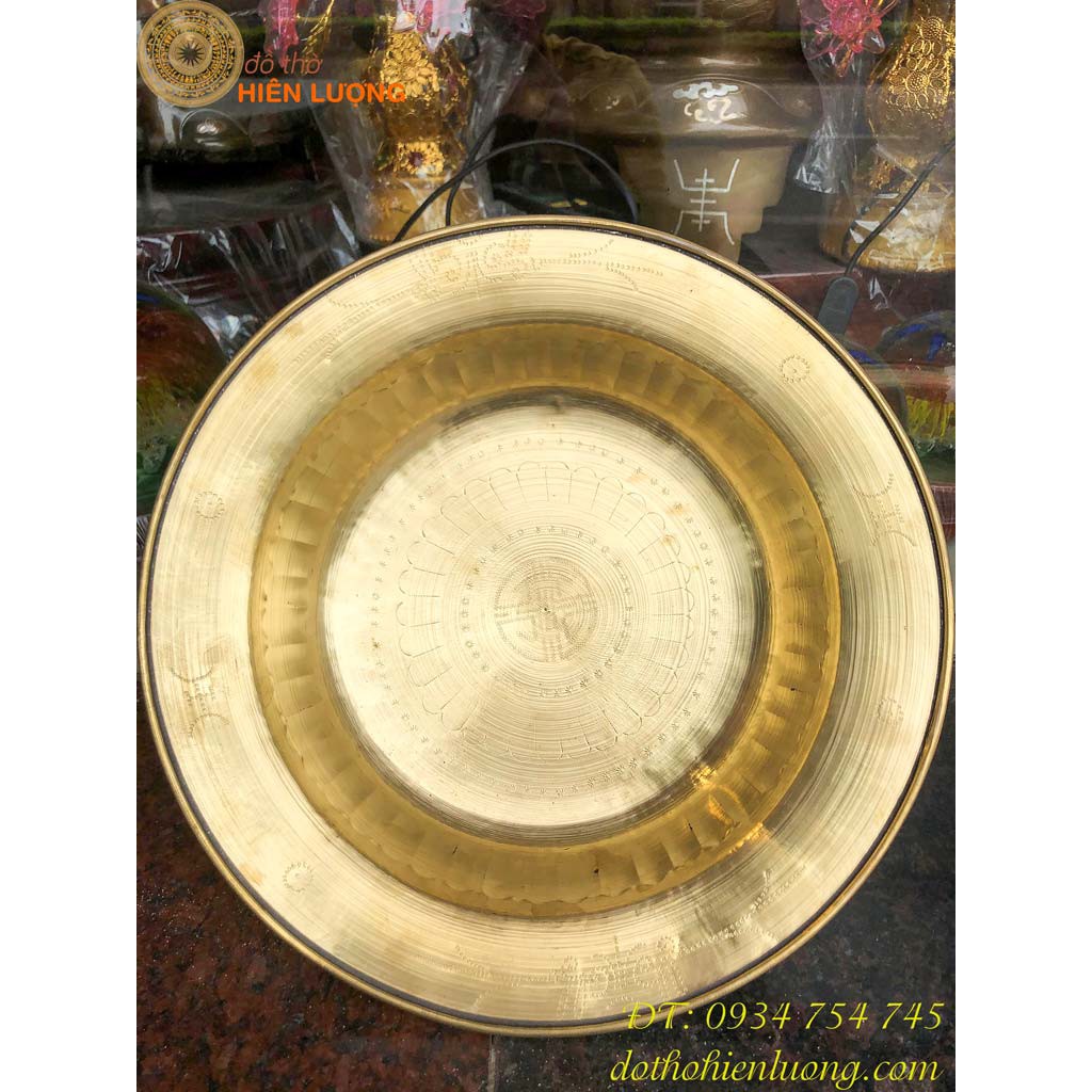 Chậu Đồng, Thau Đồng Nguyên Chất 4 cỡ:ĐK 27cm, 37cm, 42cm, 45cm