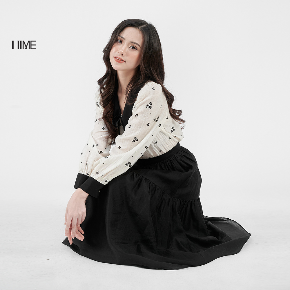 Áo sơ mi tay bồng HIME H096