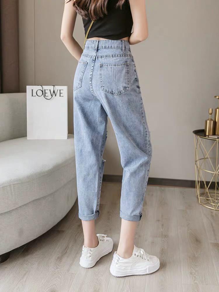 [HCM]quần jean baggy nữ BIG SIZE ms 2066 - MoliJeans