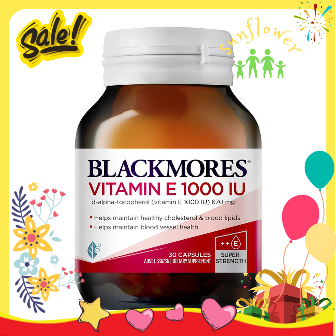 Viên uống blackmores natural vitamin e 1000iu 30 viên của úc