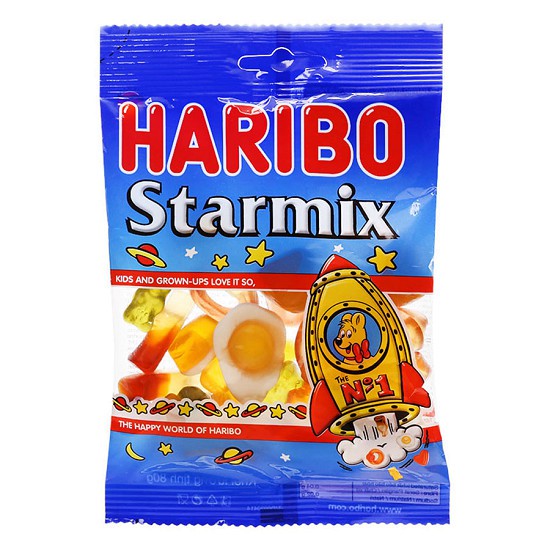 Kẹo dẻo Haribo gói 80G (6 loại )