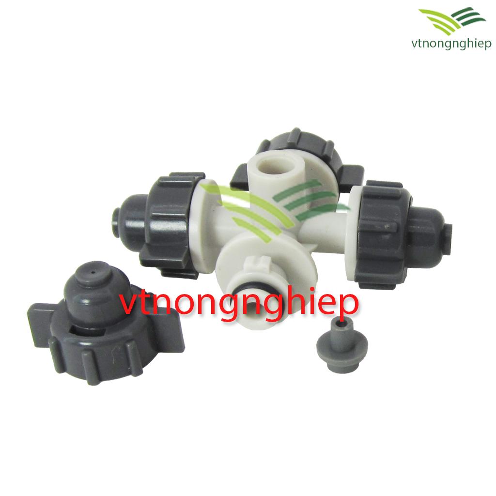 BỘ KIT BÉC PHUN SƯƠNG 4 HƯỚNG