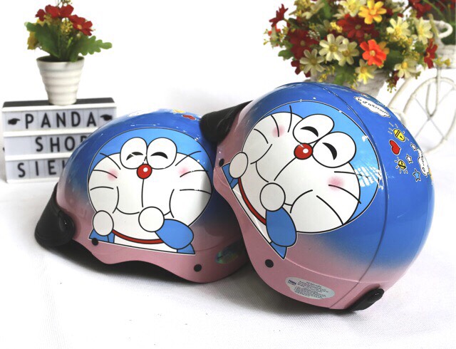 Mũ bảo hiểm Doraemon béo