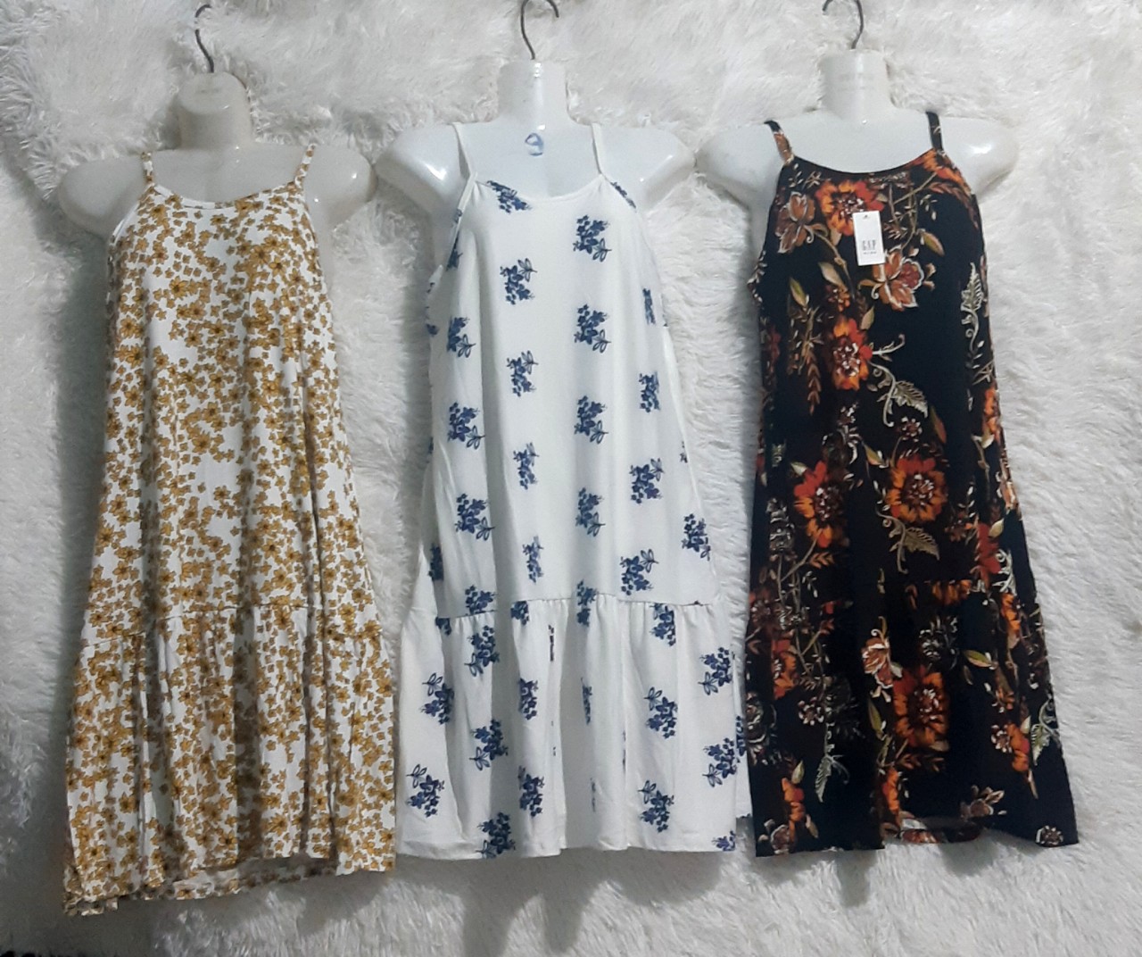 Đầm thun hai dây nữ đầm thun lạnh mềm mát