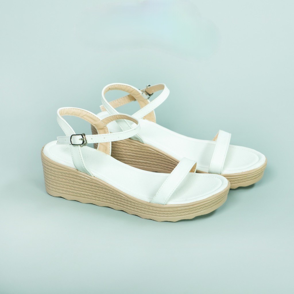 Giày đế xuồng cao gót 5p quai bản ngang X001