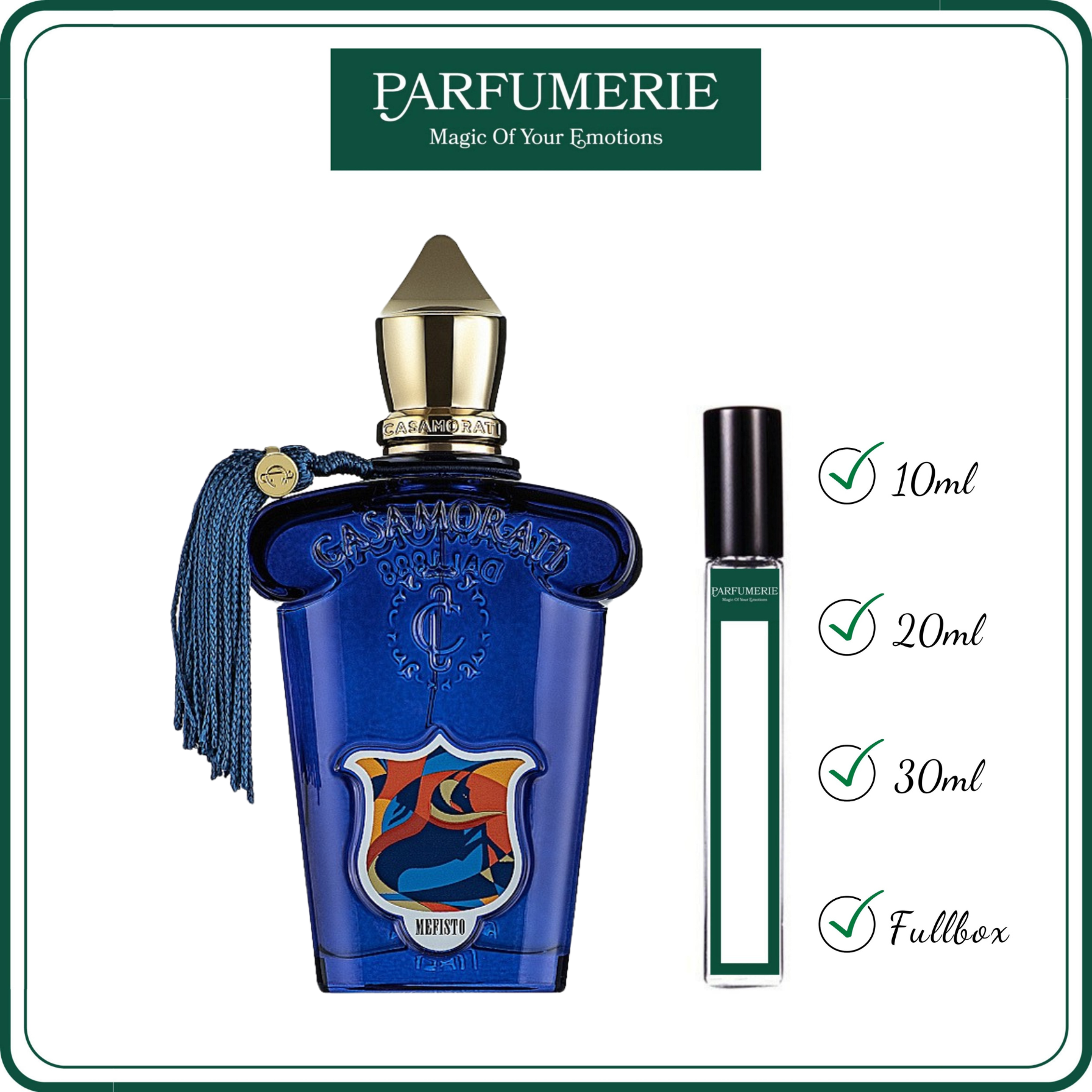 Mẫu thử nước hoa Xerjoff Casamorati Mefisto EDP hương thơm Nam tính Sang trọng Thu hút
