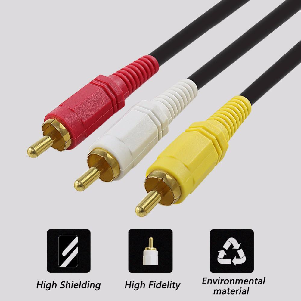 Dây Loa AV 6 Đầu Hoa Sen RCA