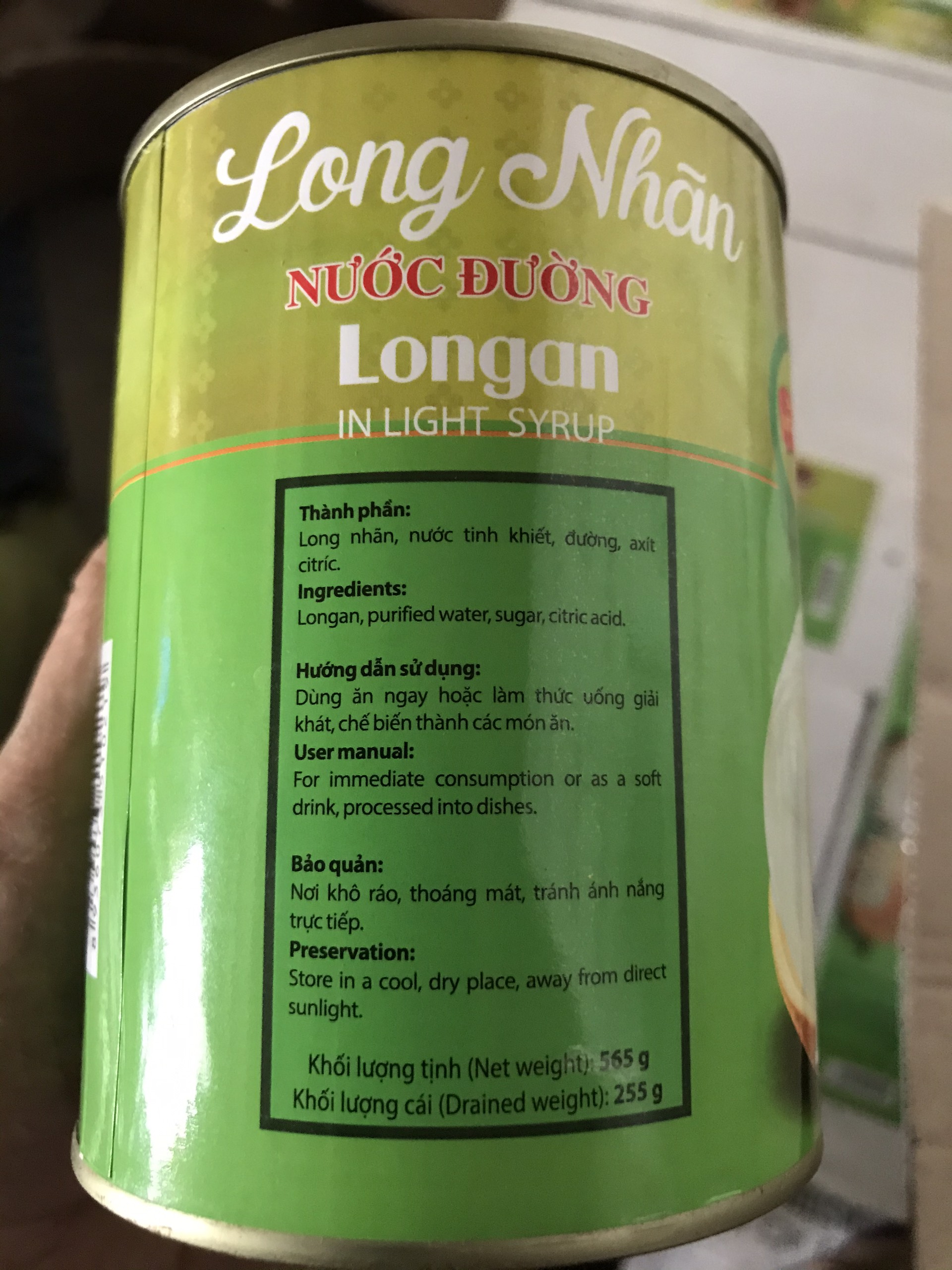 [HCM]Long Nhãn Nước Đường Bitraco 565gr