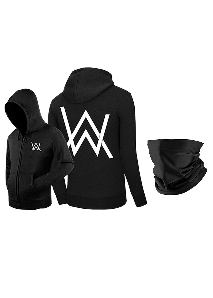 Combo Alan Walker áo khoác, khăn bịt mặt thần chết