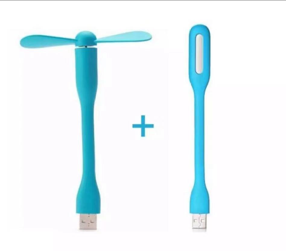 [COMBO cúp điện] Đèn Led USB + Quạt USB Mini siêu tiện dụng ( giao ngẫu nhiên )