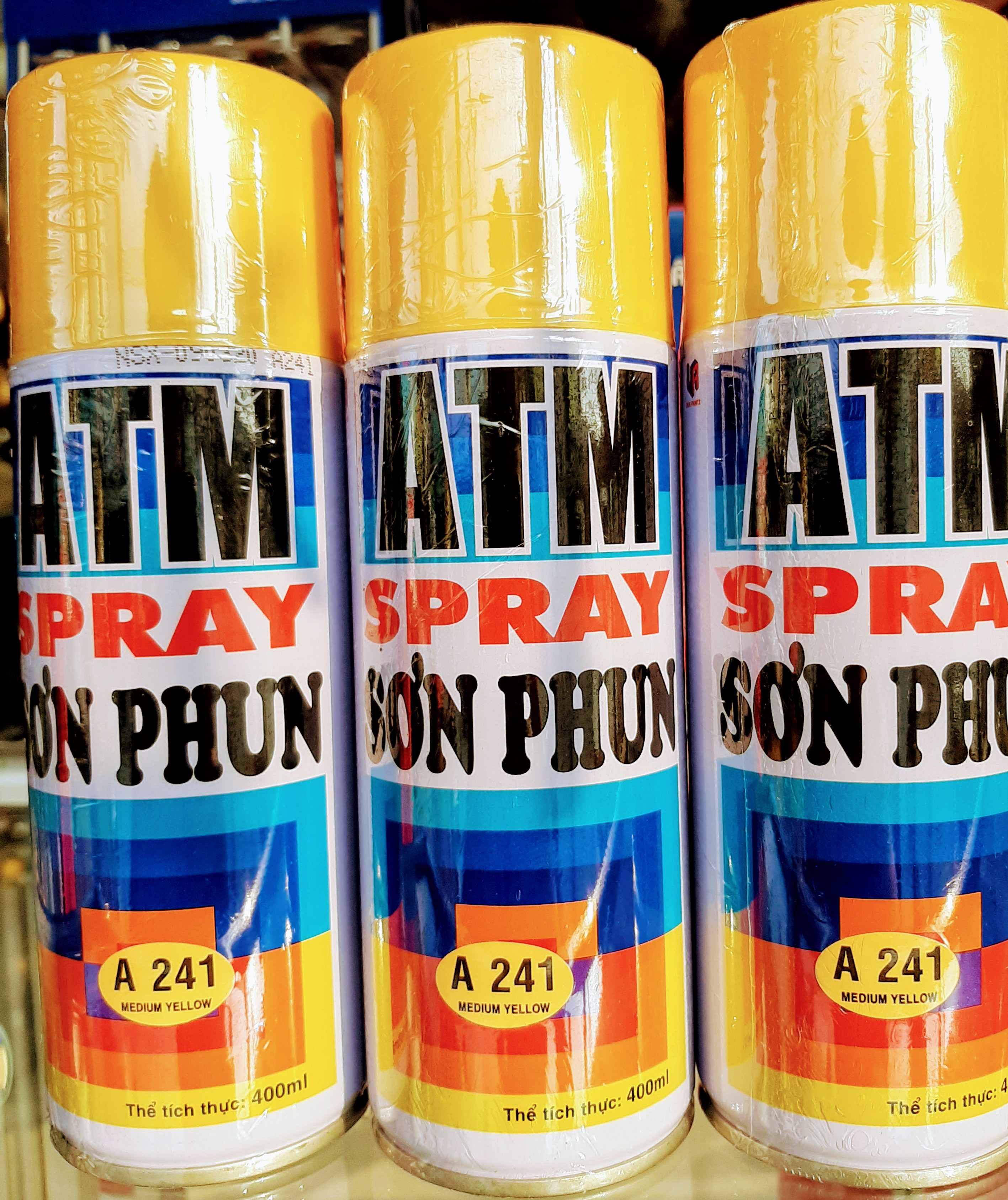 SƠN XỊT MÀU VÀNG ATM A241