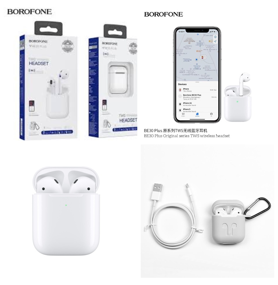 [HCM]TAI NGHE BLUETOOTH AIRPOD 5.0 BOROFONE BE30 PLUS