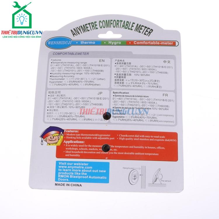 Đồng hồ đo nhiệt độ và độ ẩm TH101B