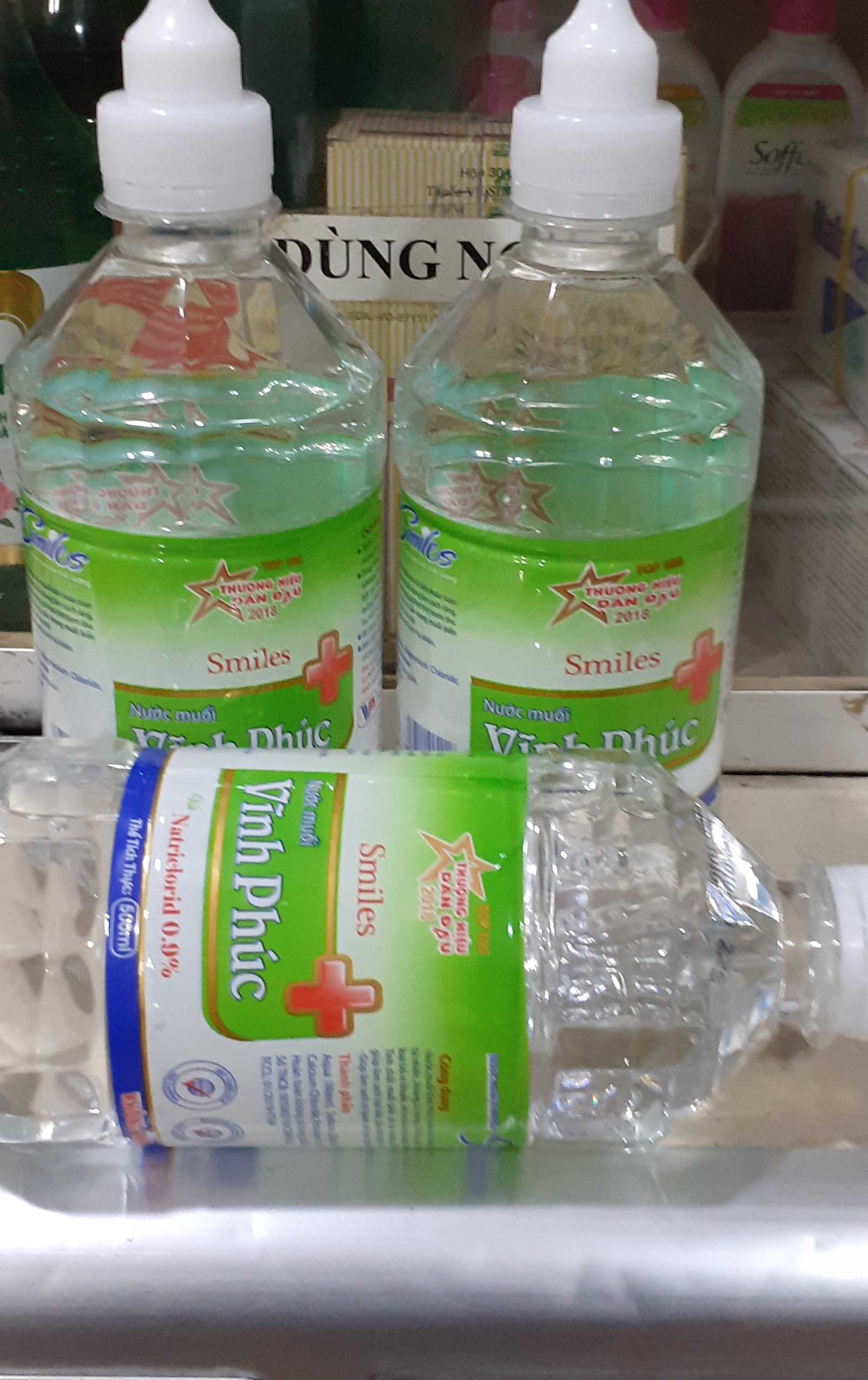 Nước muối sinh lý 0.9%chai 1 lít