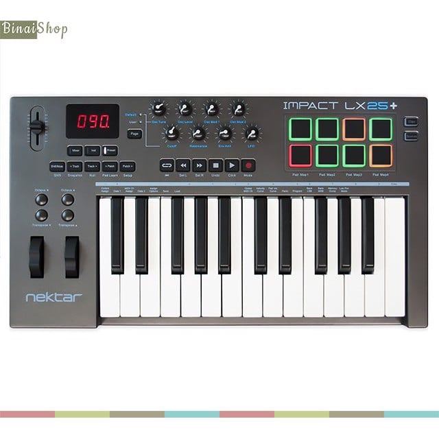 Keyboard Controller MIDI Nektar Impact LX25+