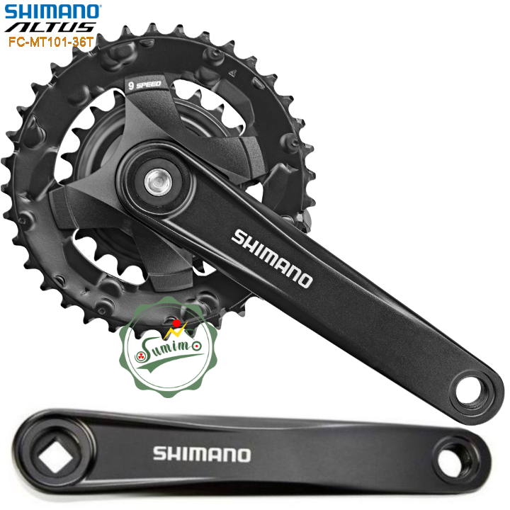 Giò dĩa SHIMANO FC-MT101-22/36T-170mm cốt vuông - Chính hãng