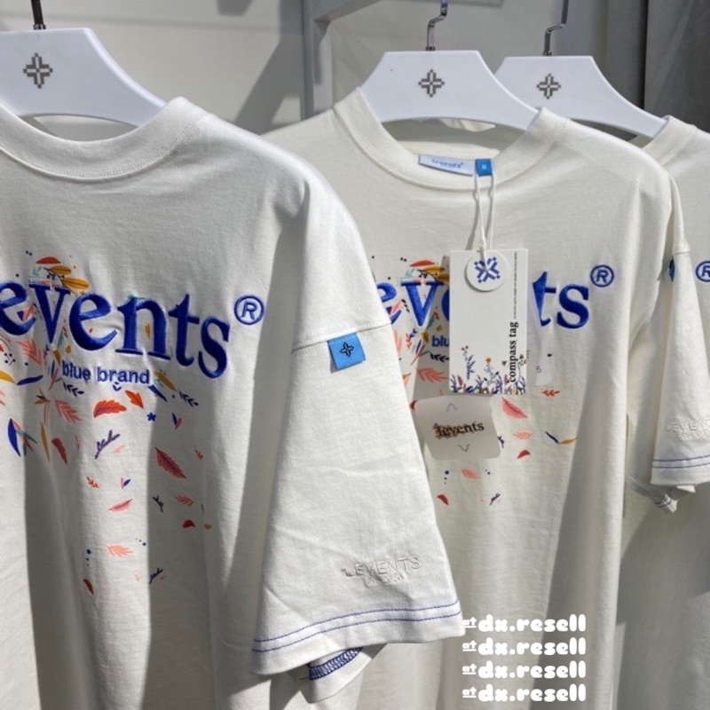 Áo thun LEVENTS FLORAL TEE - White/Blue/Black (MẪU CHÁY  CỦA SHOP 🔥)