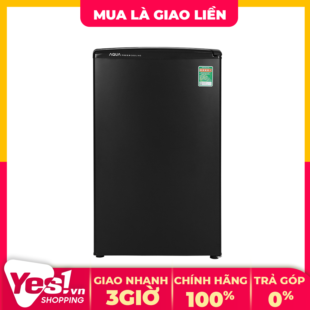 [HCM]Tủ Lạnh mini AQUA 90 Lít AQR-D99FA(BS) - Loại tủ 1 cửa Dung tích tổng 93 Lít - Bảo hành chính hãng  - Voucher 10% lên đến 800K