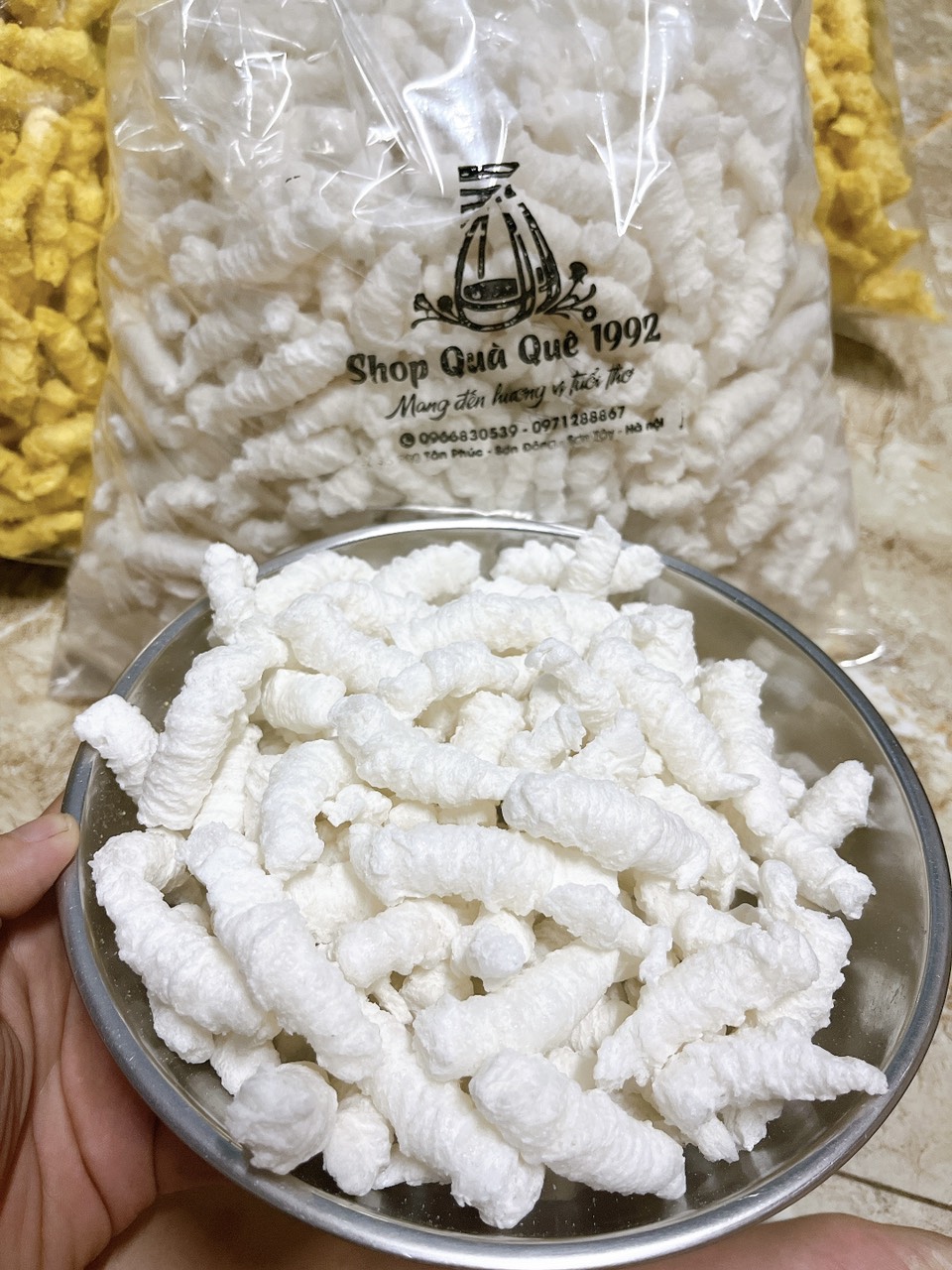 500g bỏng bọ  gạo không đường