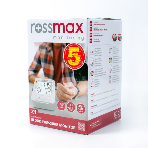 [HCM]Máy đo huyết áp bắp tay Rossmax Z1 ( Hàng chính hãng)